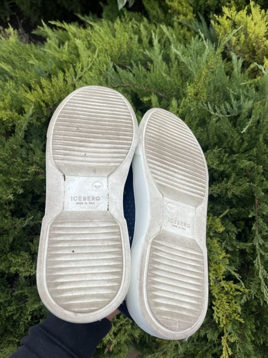 Чоловічі шкіряні кросівки Iceberg