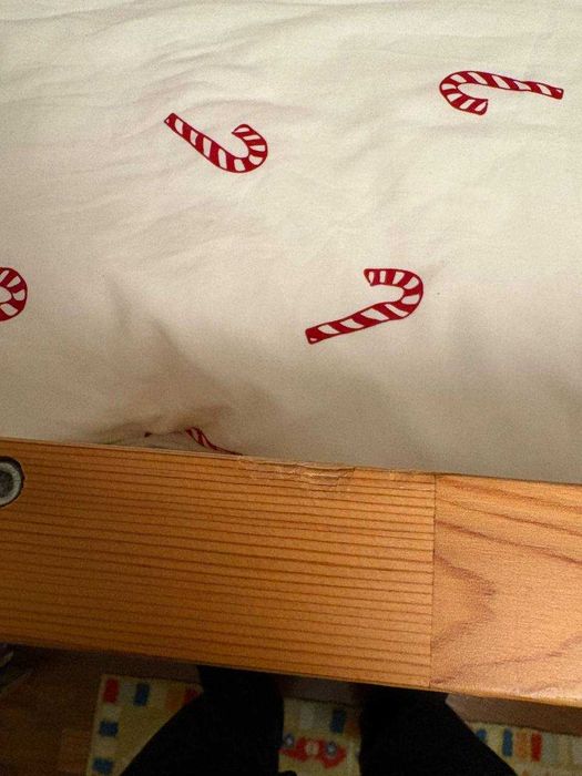 Beliche Kura Ikea Crianças com 2 colchões