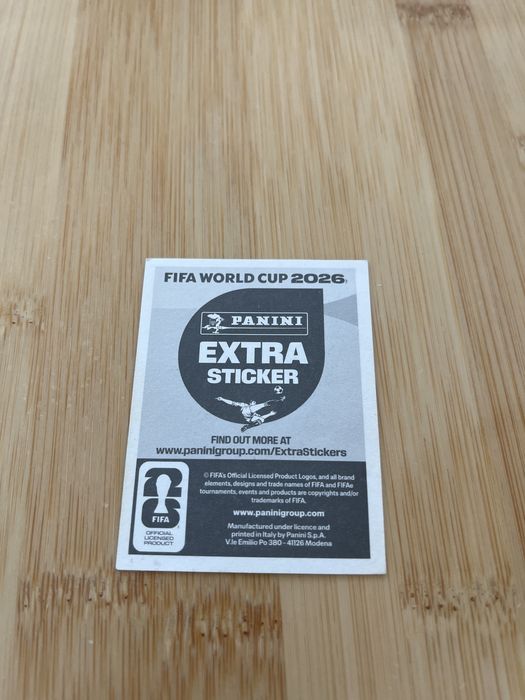 Cromo extra sticker caicedo