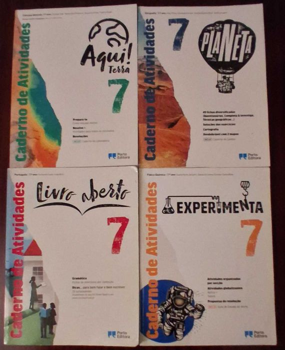 Manuais / Cadernos Atividades 7 Ano