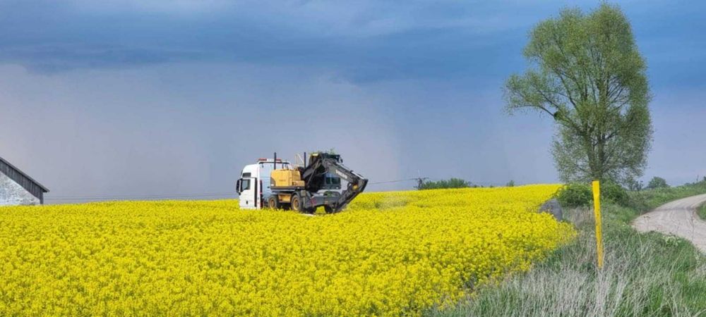 Usługi Lawetą - Transport Towarów i Maszyn