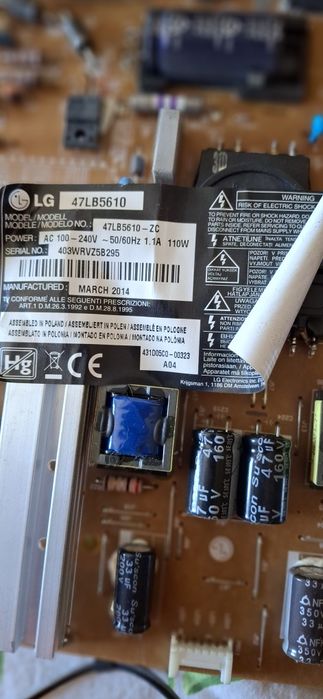 Lg 47lb5610 peças