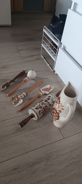 Zestaw kuchenny PRL.