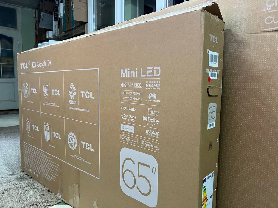 ТОП телевізор TCL 65QM8B 144hz Qled MiniLed