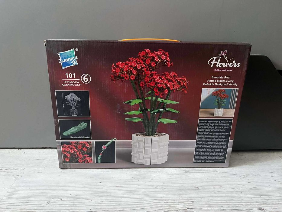 Klocki Zestaw Botanical Bukiet 3D Cyprys z Winoroślą w Doniczce 926