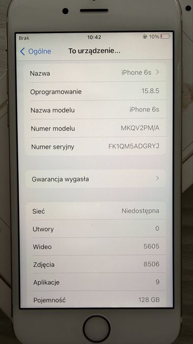 iPhone 6s 128GB Gold