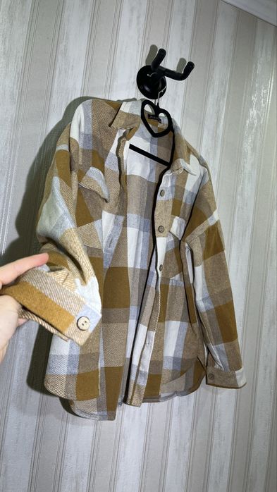 Тепла сорочка у клітинку