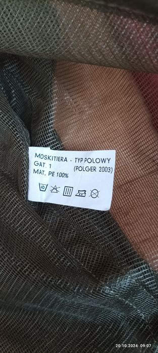 Moskitiera polowa wojskowa