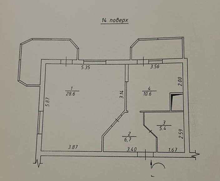 1-комнатная квартира по адресу ул. Руставели шота (площадь 61 м²) - Atlanta.ua - фото 10