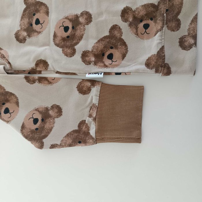 Bluza w urocze misie - MAMI HANDMADE rozmiar 110 stan idealny