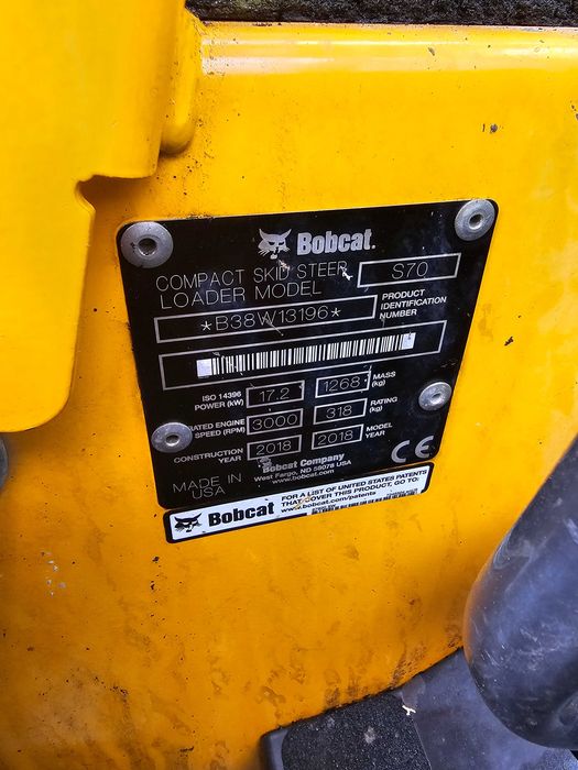 ładowarka Bobcat s70   2018rok