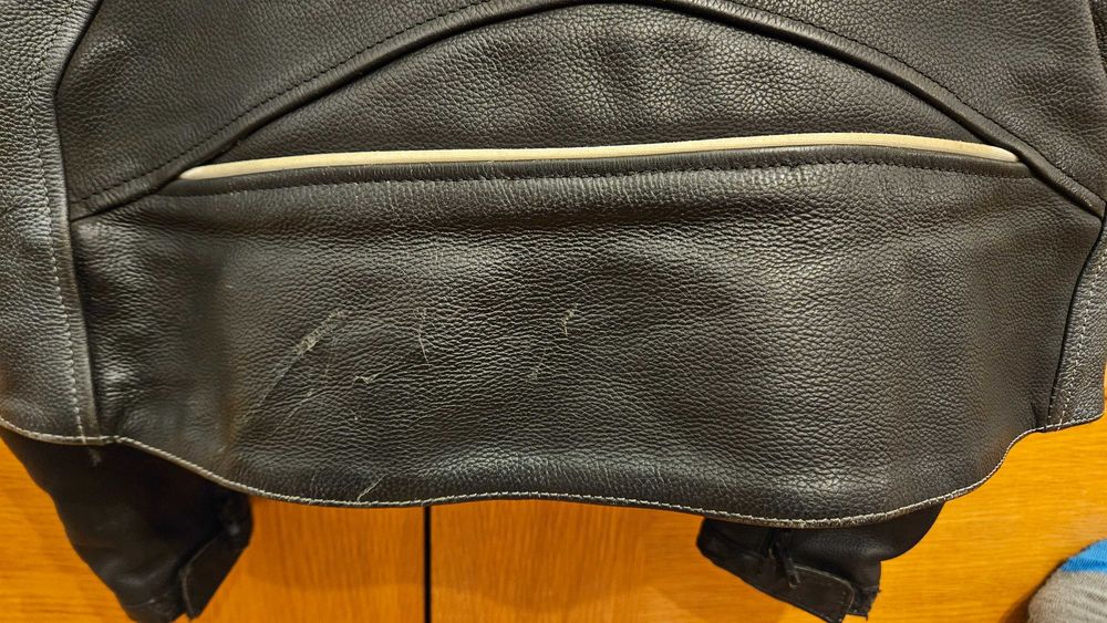 Casaco Motard verão e inverno PGS em couro tamanho S