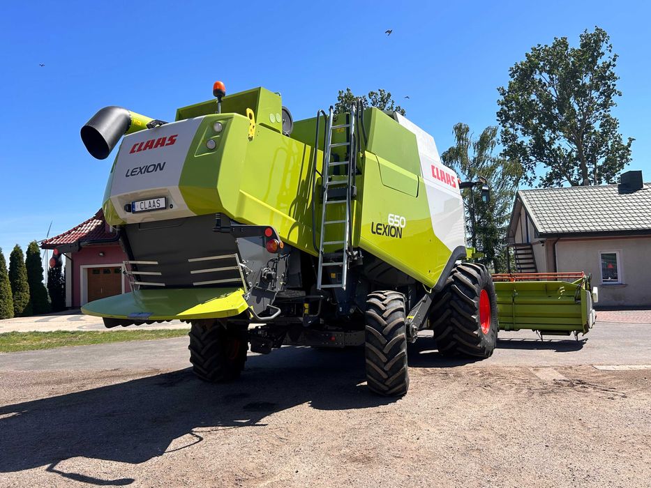 CLAAS LEXION 650 heder VARIO 680 nowy typ + wózek +KOSY hydr do rzepaku Brutto