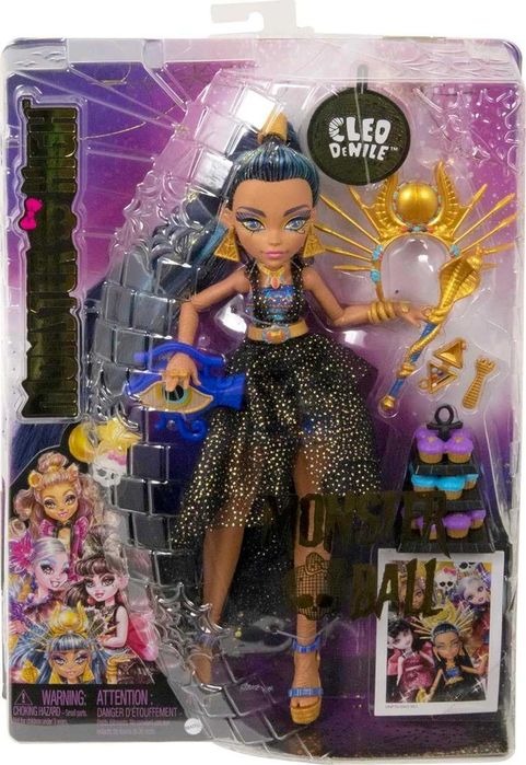 Лялька Монстер Хай Клео Де Ніл Монстро-класика Нова ніч Monster High Cleo De Nile Doll in Crop Top G3 Refresh JHK32 Mattel Оригінал