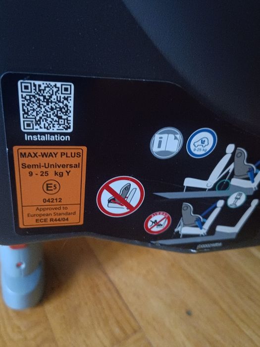 Fotelik samochodowy Britax Max Way Plus