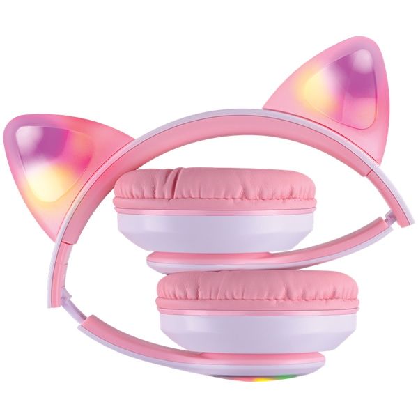 Defender słuchawki Bluetooth FreemotionB585 Led różowy/pink (63585)