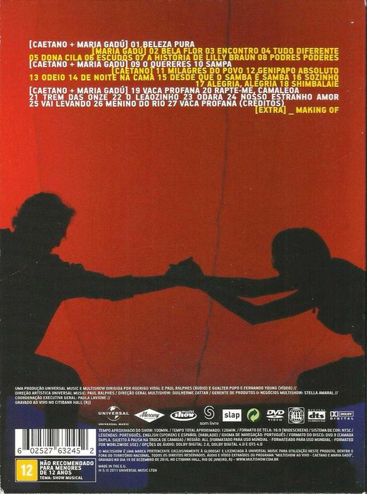Caetano e Maria Gadú - Multishow ao Vivo (DVD)