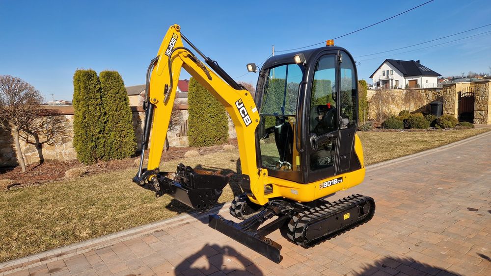 JCB 8018 CTS LONG ARM  Minikoparka | rozsuwane gąsienice | Najlepszy model | szybkozłącze |