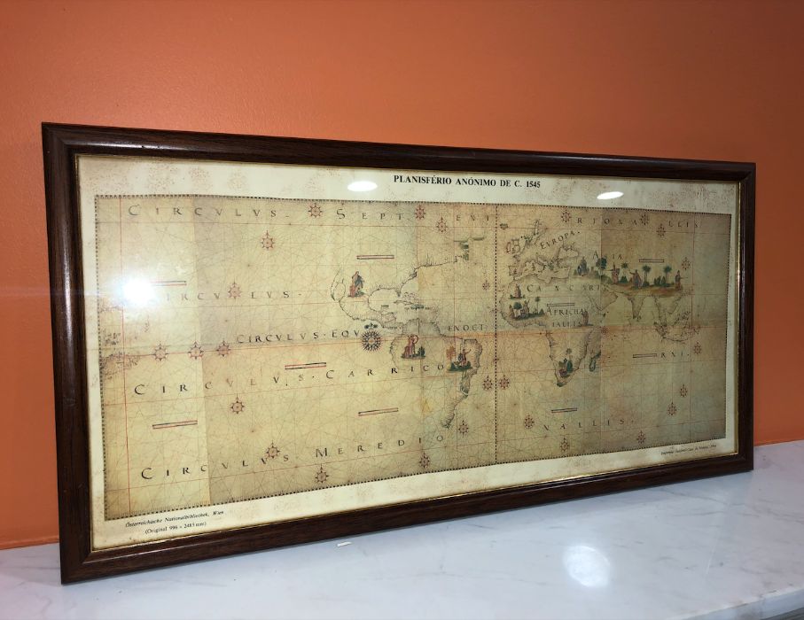 Planisfério 1545 - Imprensa Nacional - Casa da Moeda, 1994