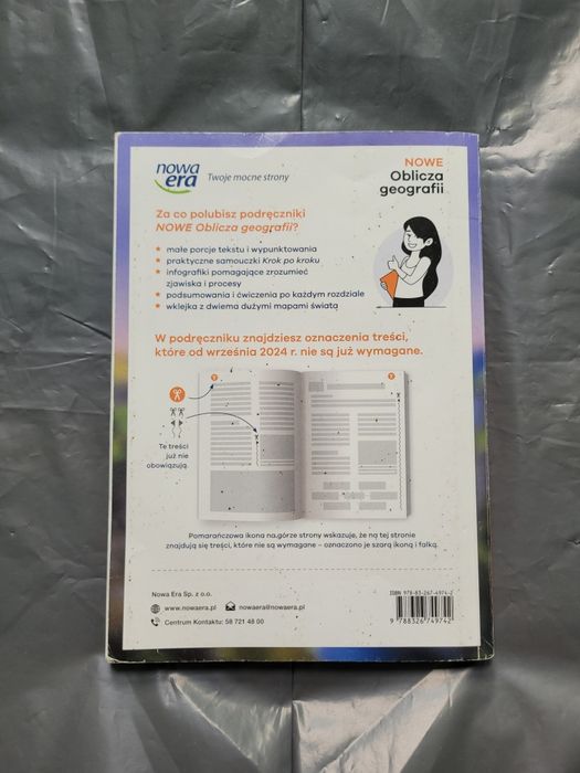 Podręcznik oblicza geografii 1 zakres podstawowy  NOWA edycja 2024.