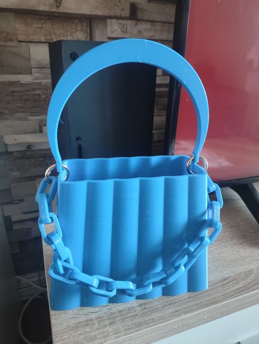 Bolsa Elegance 3D com Alça e Corrente