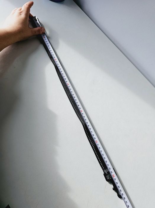 Krótki smycz dla psa treningowy mocny 65 cm L-XL czarny