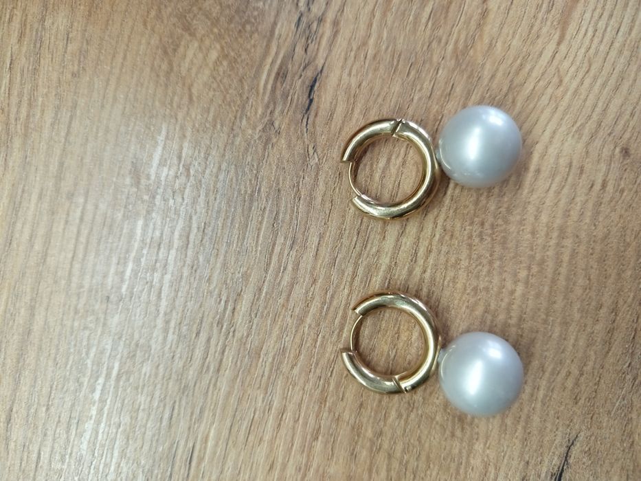 Piękne kolczyki z perłą