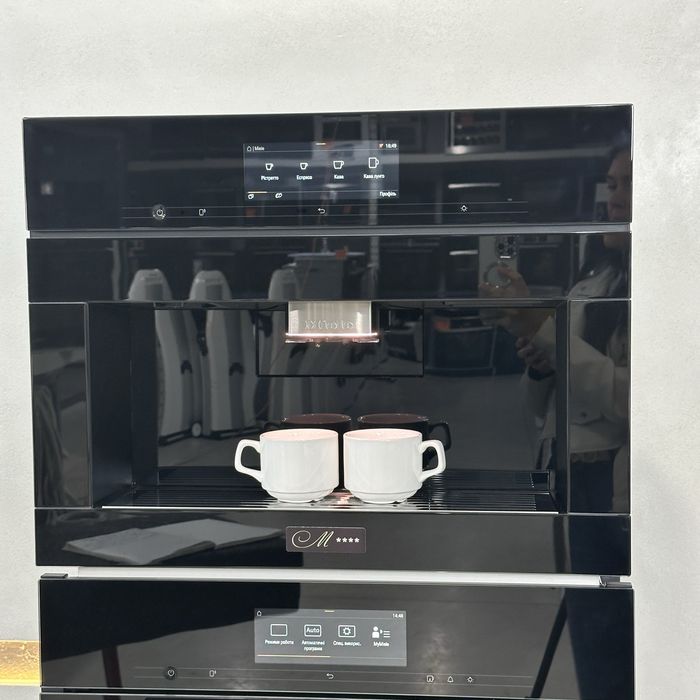 Вбудована кавова машина CVA7845. Колір чорний обсидіан