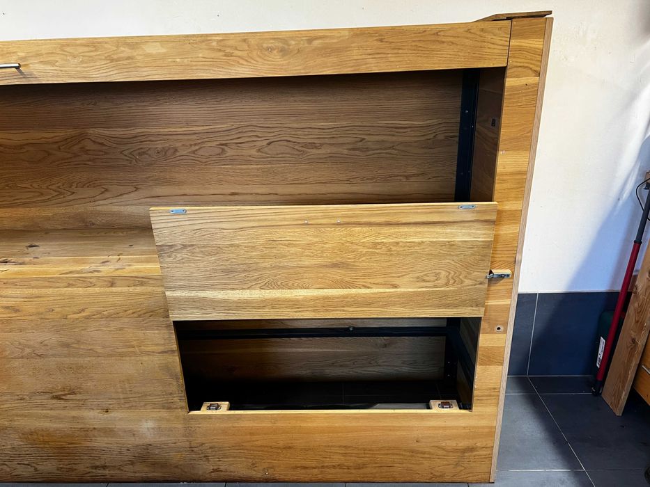 Sprzedam szafkę pod akwarium / terrarium – dąb + metalowy stelaż