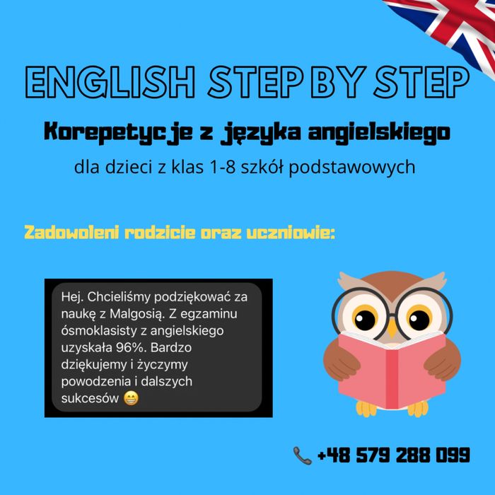 Korepetycje z j. Angielskiego z dojazdem