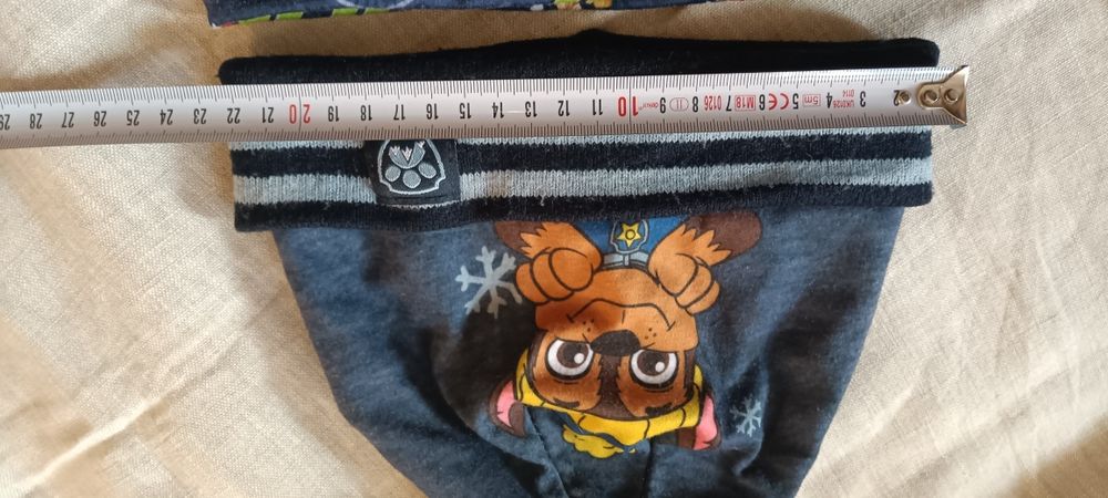 Комплект шапка і хомут Щенячий патруль