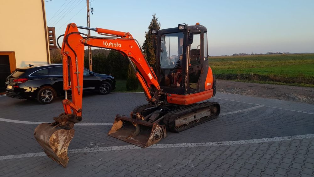 Mini koparka Kubota KX61-3 rok 2012 waga 2.6 tony