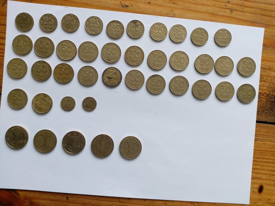 Недочекан 10 копеек, монеты 1992 года, монеты 1 гривна