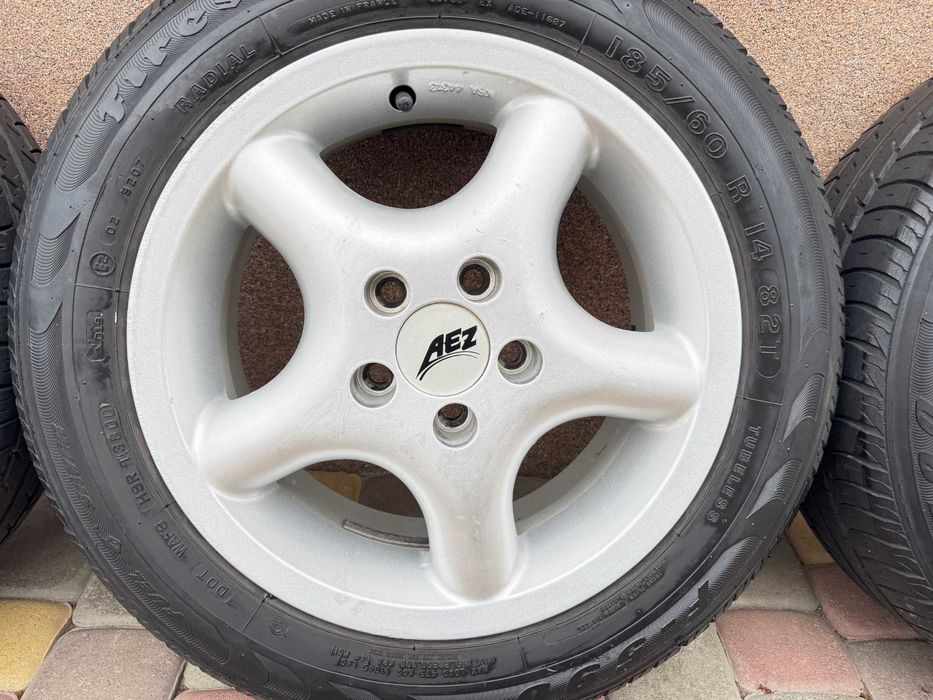 Тітанові діски AEZ 5*100 R14 VW Golf 4-Skoda rapid-faBia-