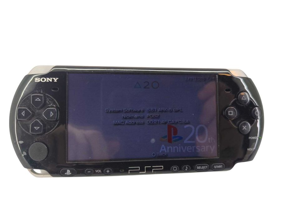 Psp Slim 3004 KARTA 128GB Przeróbka z grami i akumulatorem