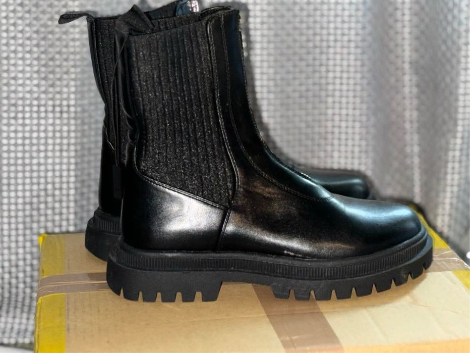 botki z suwakiem 40
