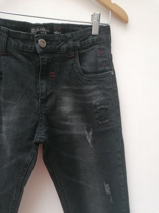 Calças De Ganga Pretas de Rapaz