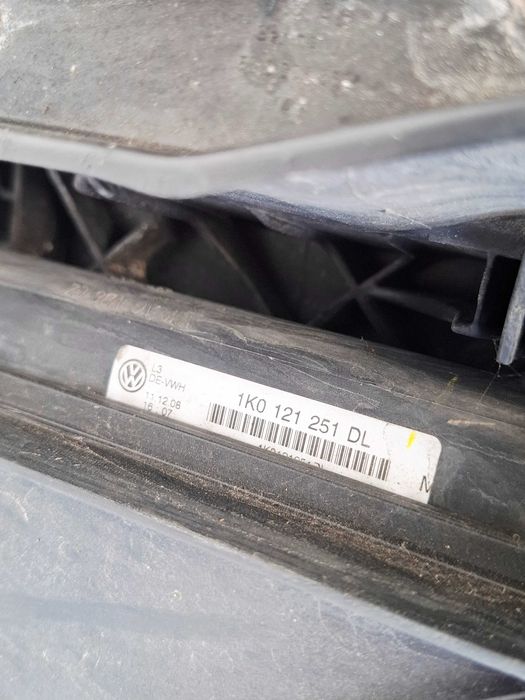 pas przedni wzmocnienie chłodnice wentylator vw golf vi 6 plus 1.4 mpi