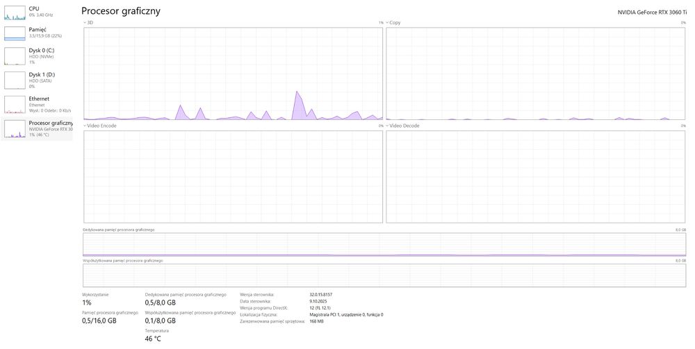Komputer gamingowy i7-9700KF/RTX 3060Ti/16GB RAM