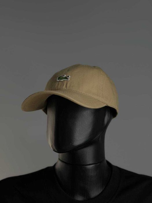 Кепка Лакосте Бейсболка Lacoste бежева