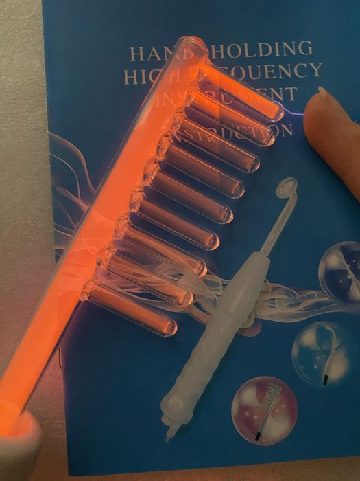 Дарсонваль новий 4 насадки для волосся та ліфтингу шкіри мікротоки