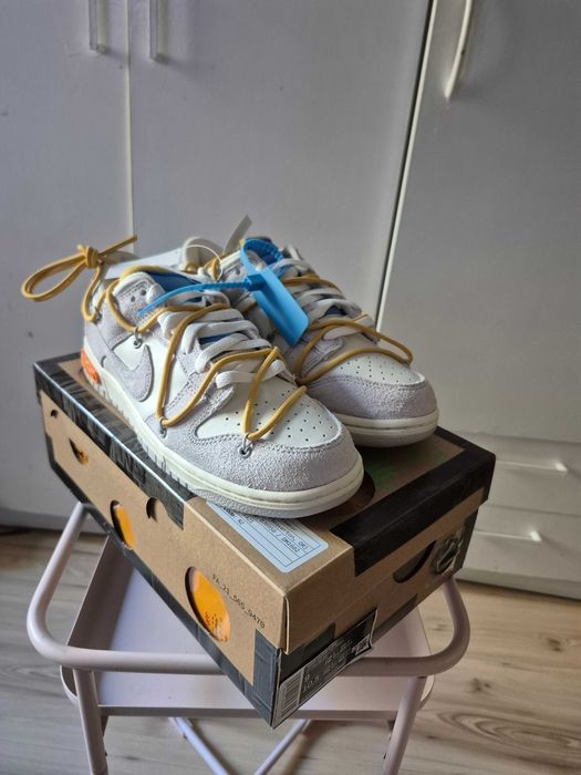 Nike Dunk Low Off-White Lot 34 Virgil Abloh US 8.5 / EU 42 — nowe z metkami