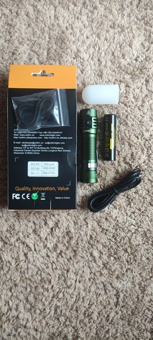 Latarka Sofirn SC18 EDC 1800lumenów