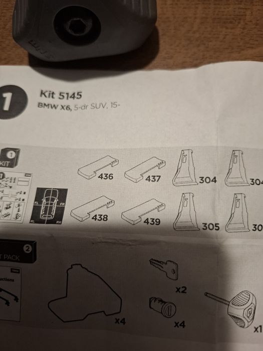 Kity stopy thule evo clamp 7105 thule 754 mazda 3 bagażnik dachowy