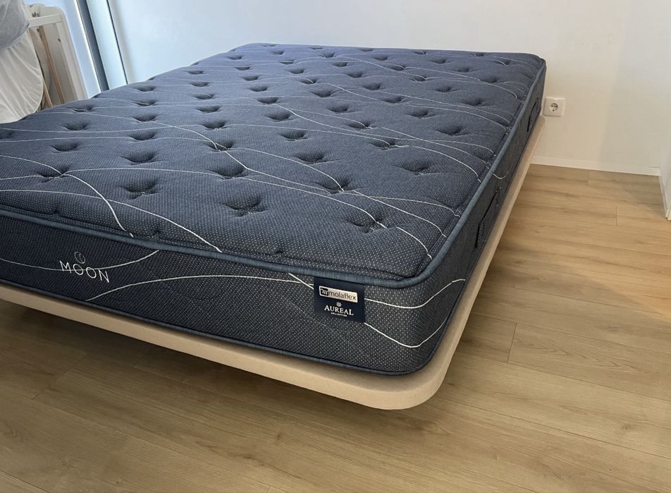 Colchão Mola Flex Moon 160*200 + Estrado Tapi