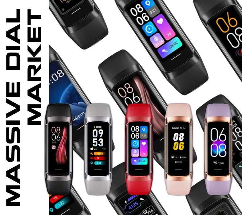 Smartband Damski RUBICON RNCF05 Rose Gold/Berry SMARUB214