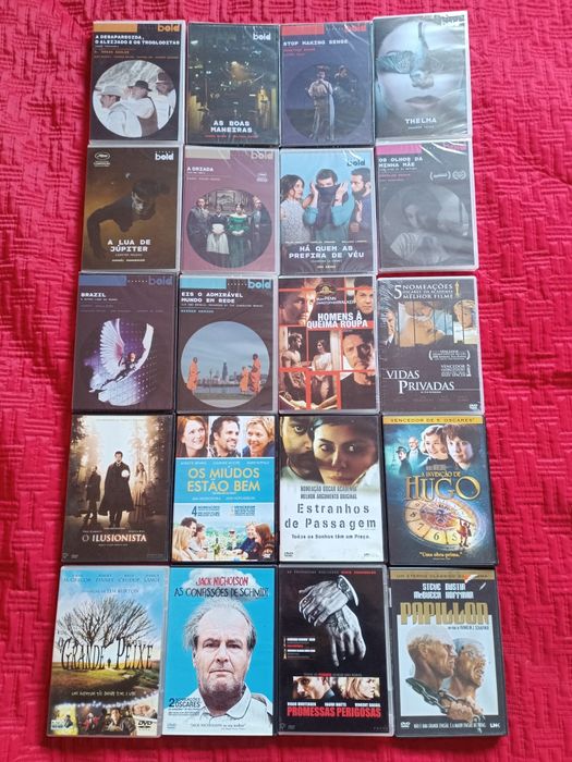 Vários filmes originais em DVD (portes grátis)