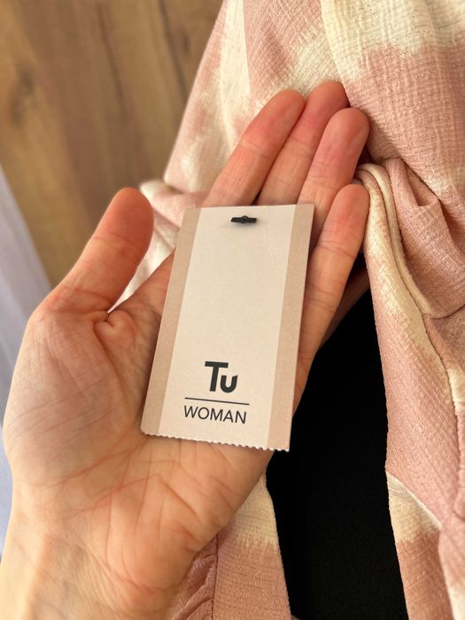 Jasnoróżowa damska bluzka TU – rozmiar 46