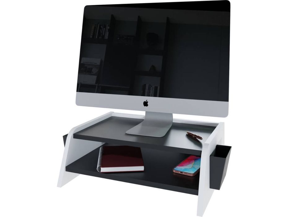 Suporte para Monitor LEVIRA Butley Preto e Branco