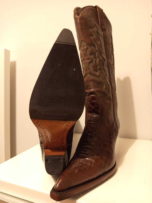 Buty kowbojki brązowe damskie rozm. 40 mezcalero rancho boots